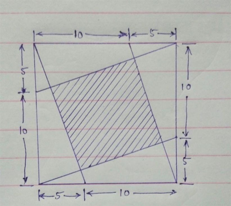 Can someone help me with this ? What is the area of the shaded square?-example-1