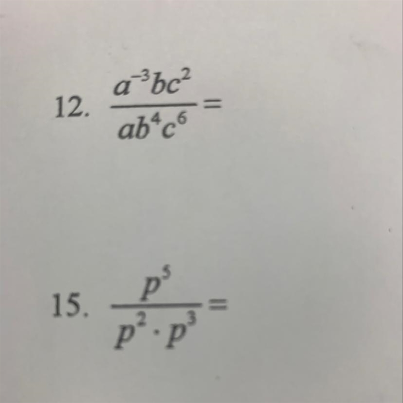 Please help with 12 and 15-example-1