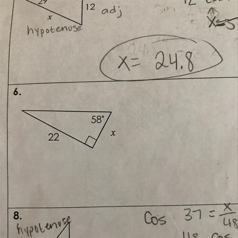 6. what is the value of x-example-1