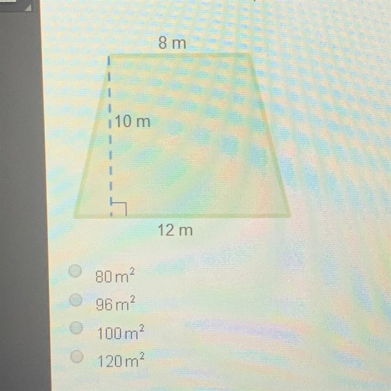 What is the area of the trapezoid?-example-1