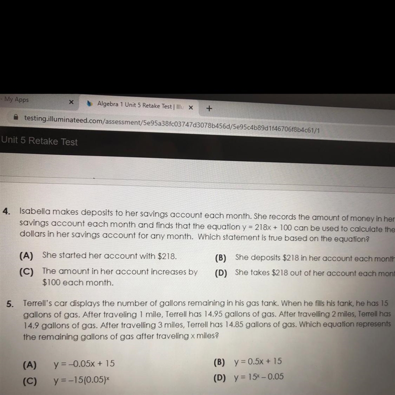 I know this is a long word problem but could anyone answer one of these questions-example-1