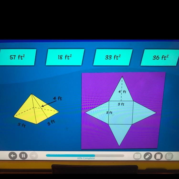 What is the surface area of this square pyramid?-example-1