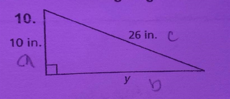 Find the missing length of the triangle. (I need a step by step explanation)-example-1