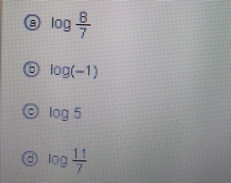 Choose the single logarithmic expression that is equivalent to the one shown log 2 + log-example-1