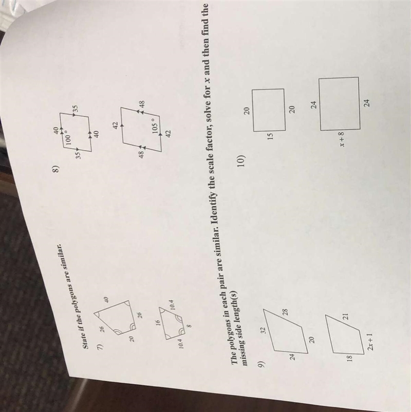 Can someone help me with numbers 7-10 and plzzz show work I’ll give extra points plzzz-example-1