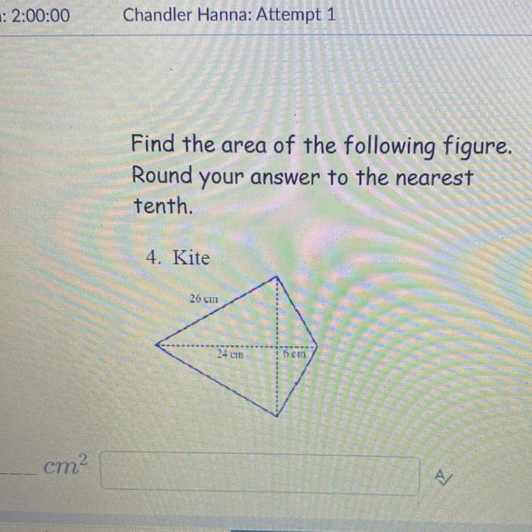 Find the area of the following figure. Round your answer to the nearest tenth.-example-1