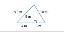 Find the area of the triangle. equals nothing msquared ​(Simplify your​ answer.)-example-1