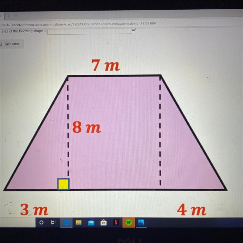 What is the area of this shape-example-1