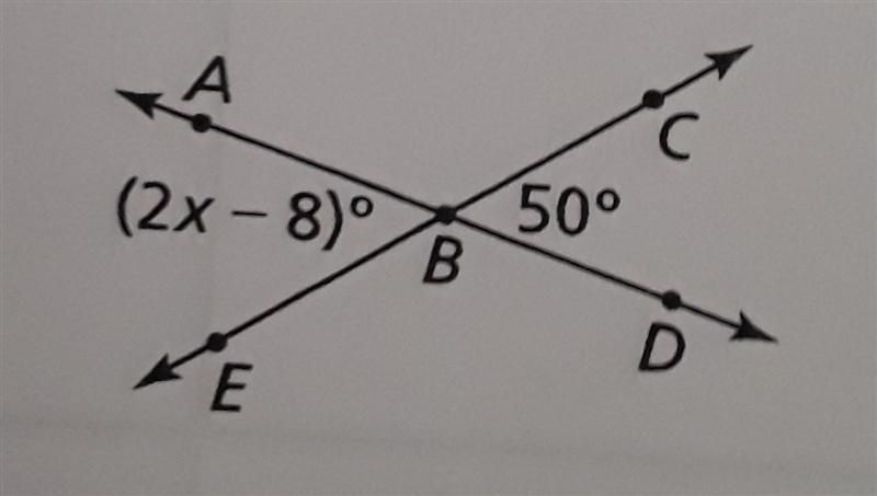 Do ∠ABE and ∠DBC share a ray?-example-1