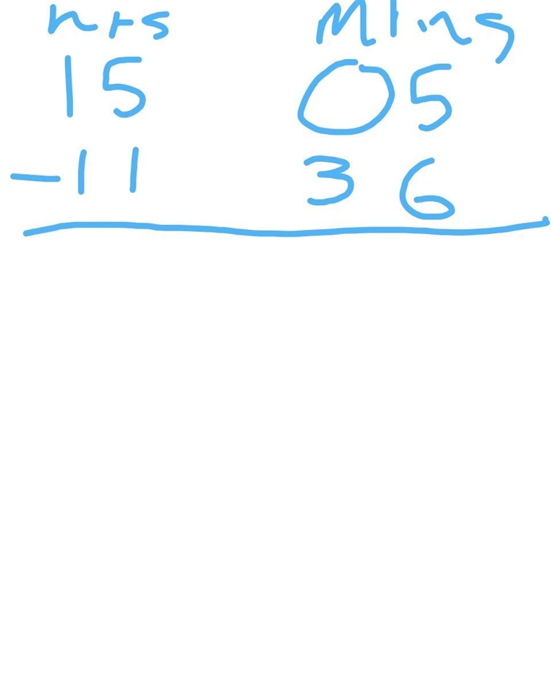 A bus left Limerick at 11.36am and arrived in Dublin at 3.05pm. How long did the journey-example-1