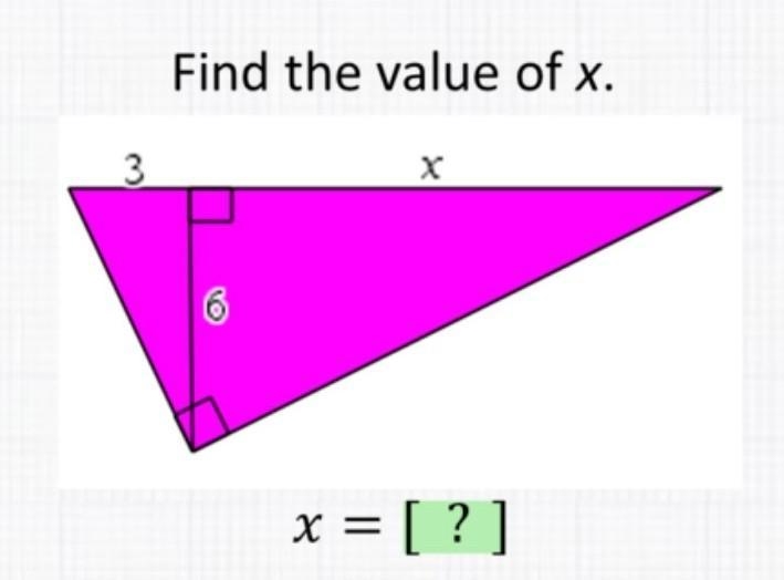 Find the value of x thank you in advance for your help! ​-example-1