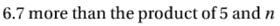 Write an algebraic expression for each word phrase.-example-1