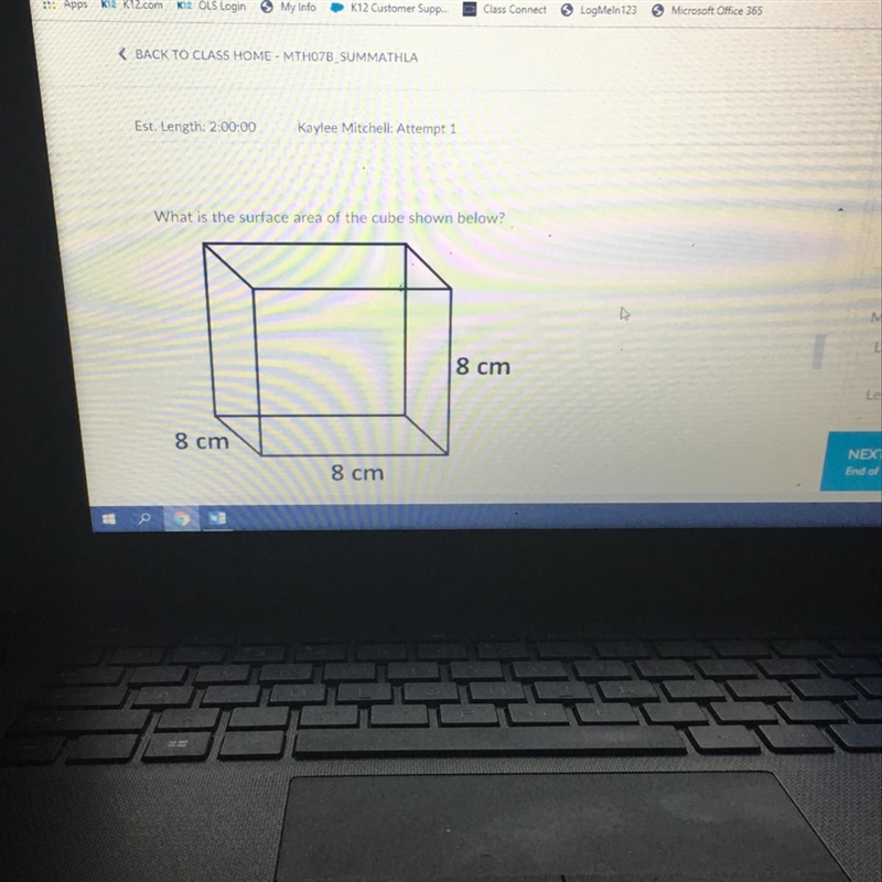 Guys I need the right answer ASAP look at the pic and find the surface area the options-example-1