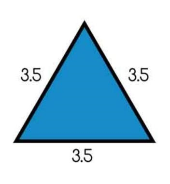 FIRST GETS BRAINLLEST If the triangle below is enlarged by a scale factor of 2, what-example-1