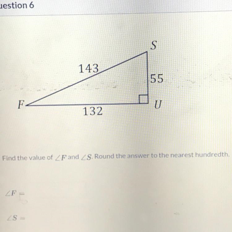 Find the value of F and S. Round the answer to the nearest hundredth.-example-1