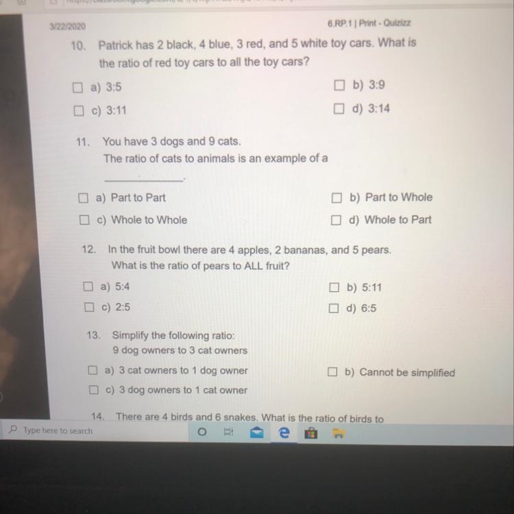 Can someone help me with 10 11 12 and 13 thank you-example-1