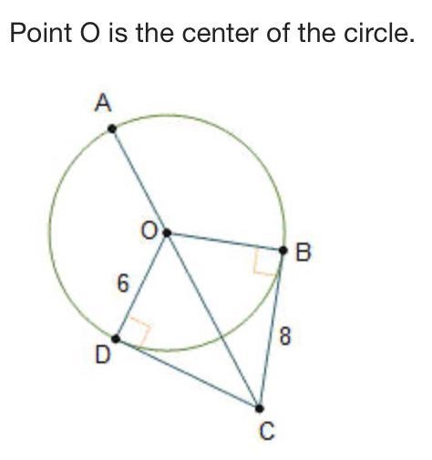 HELPPPPP IM DUMB What is the perimeter of quadrilateral DOBC? 14 units 16 units 22 units-example-1