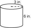 What is the exact volume of the cylinder? WILL GIVE BRAIN and 10 pts-example-1