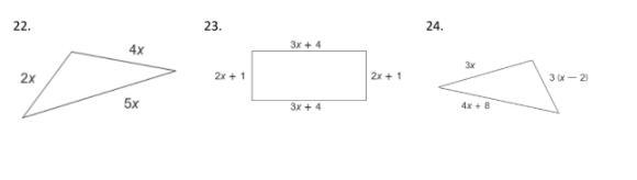 How do I write and simplify the expressions that are represented for the perimeter-example-1