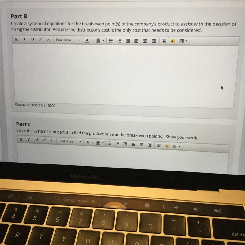 PLEASE I DID THE ANSWER!!!!! Help me! PART B PART C-example-1