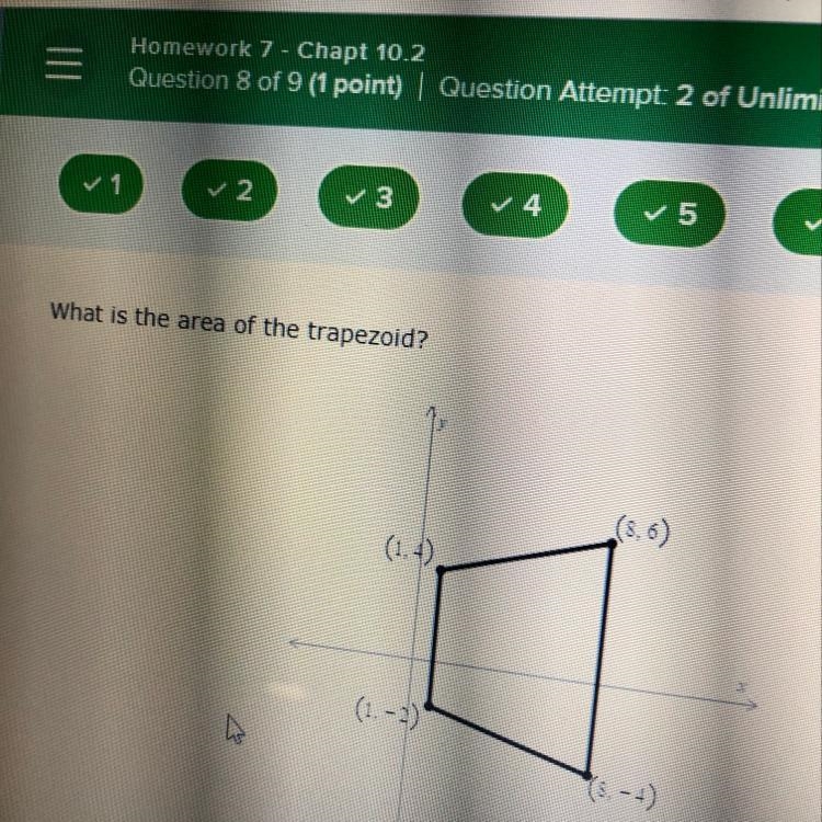 What is the area of the trapezoid?-example-1