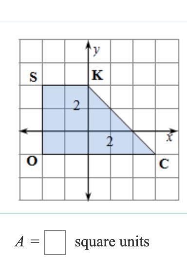 Can someone please help me find the area of this? I tried 10.5 but its incorrect.-example-1