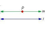 Select the graph that best represents the "FIGURE." Through a point outside-example-1