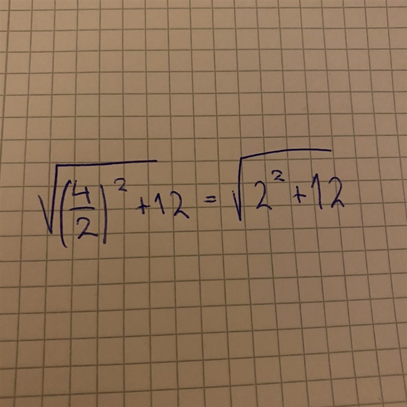 Why is square root (4/2)^2 = 4 and not 2?-example-1