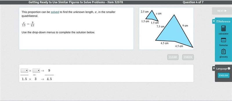 HELPPPP FASTTTTTT PLZZZ "This proportion can be solved to find the unknown length-example-1