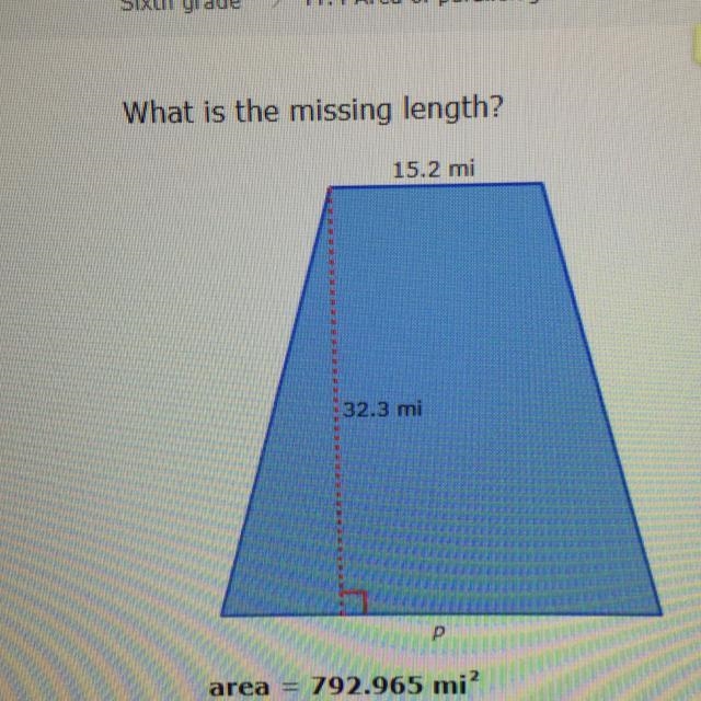 What’s the missing length??-example-1