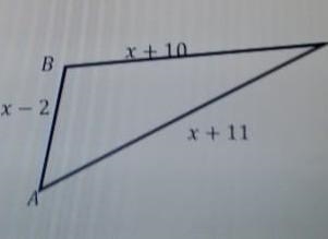 A) write a formula for the perimeter p of the figure. b) calculate the value of x-example-1