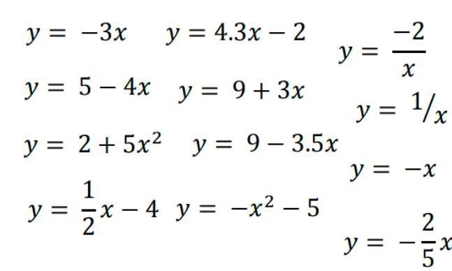 List which are linear and nonlinear equations-example-2