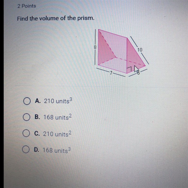 Find the volume of the prism.-example-1