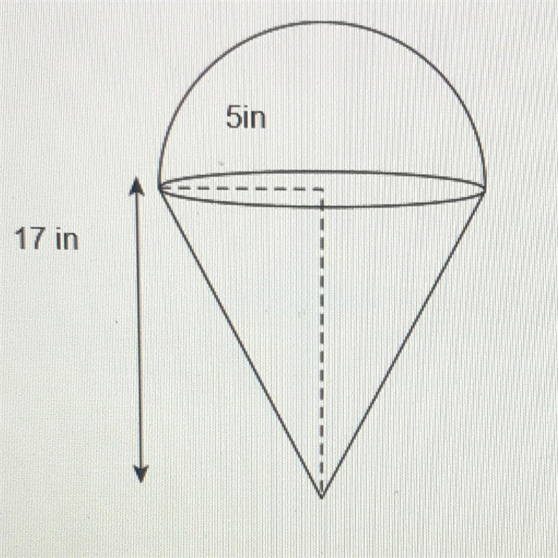 HELP A prop for the theater club’s play is constructed as a cone topped with a half-example-1