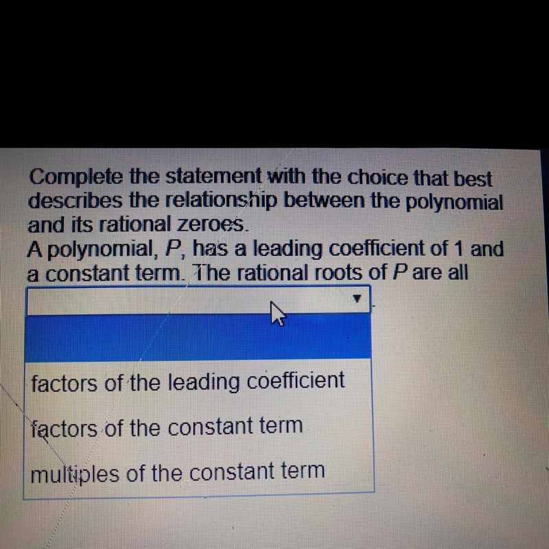 Complete the statement with the choice that best describes the relationship between-example-1