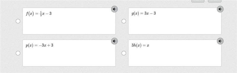 Which function has a graph that intersects the y-axis at 3-example-1