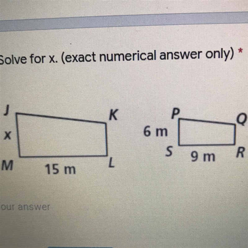 Find the length of X.-example-1