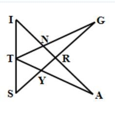 HELP!!! PLEASE ANSWER QUICK!! If ∠S ≅ ∠I, ∠G ≅ ∠A, T − midpoint of SI, prove SG ≅ IA-example-1