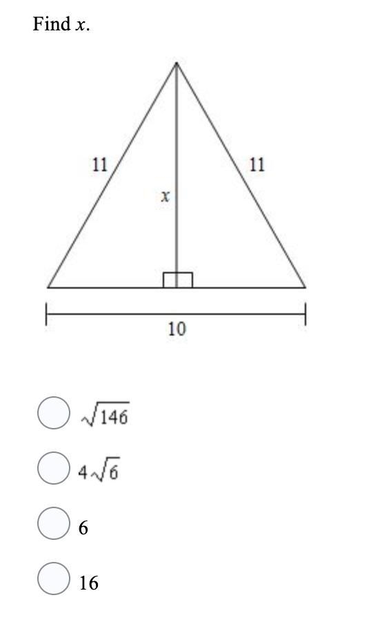 Find x. Please help!!!!!!!!!!!-example-1