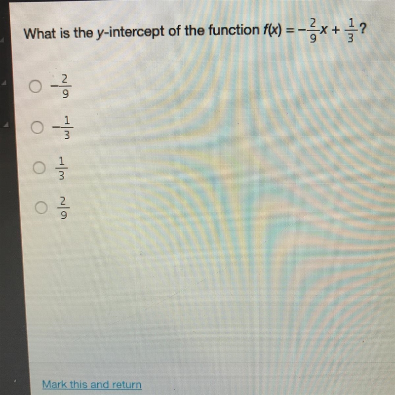 What is the y-intercept of the function-example-1