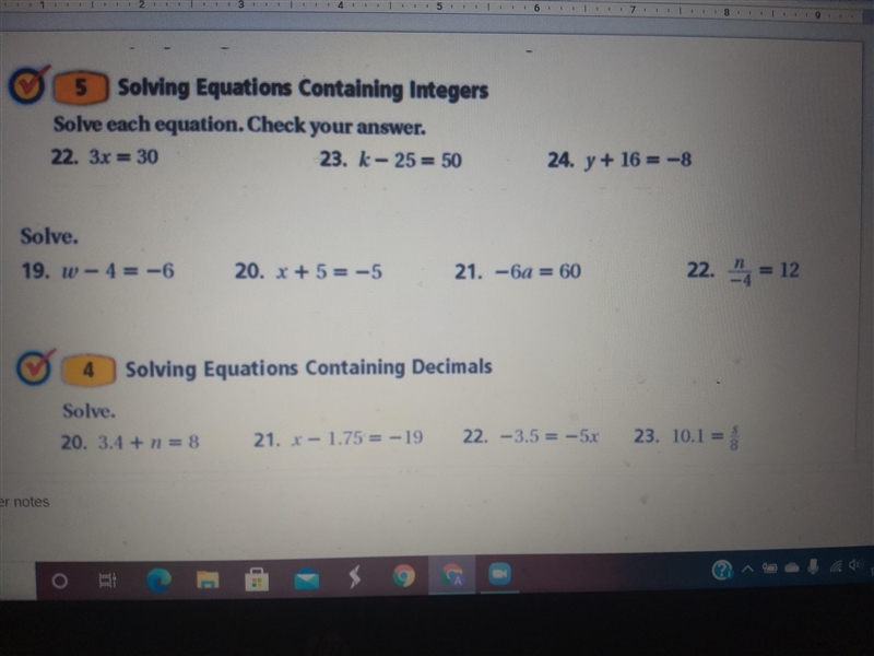 Pls help......pic included...with work pls don't do solving equations containing decimals-example-1