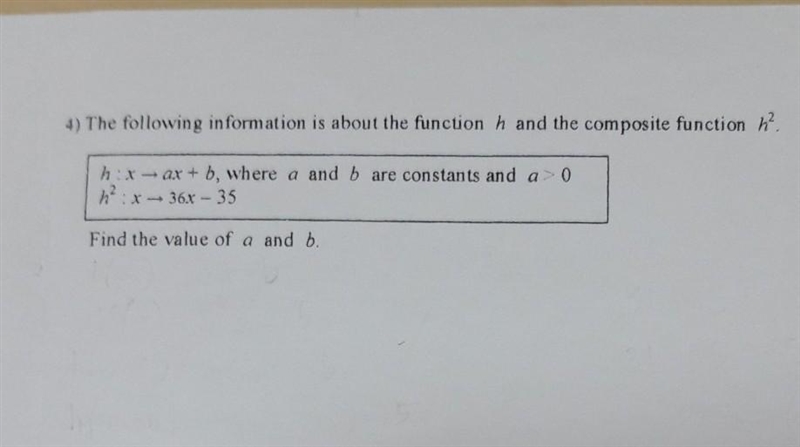 The answer is a=6 , b=-5. Can someone explain how to get thosse two anwers?​-example-1