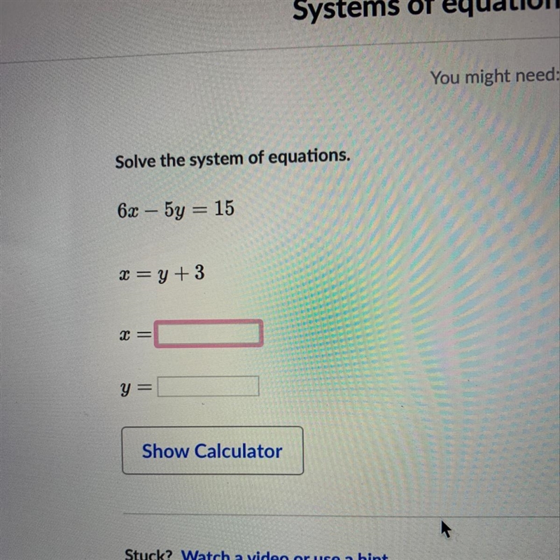 What does x and y equal-example-1