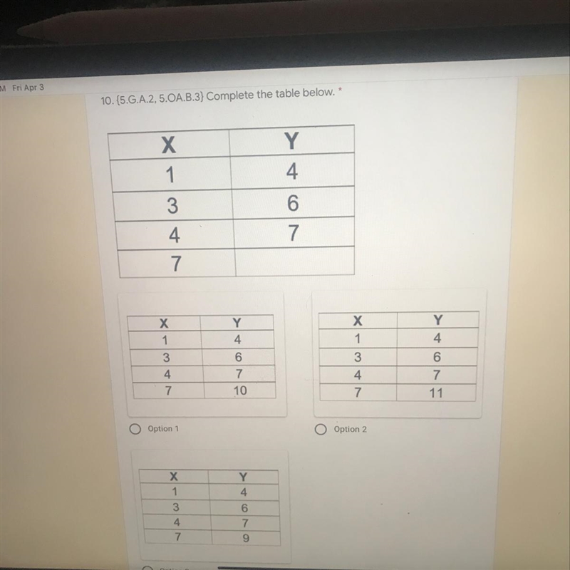 Complete the table below.-example-1