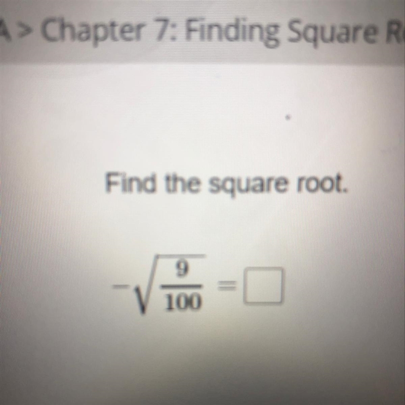 Find the square root of -9/100-example-1