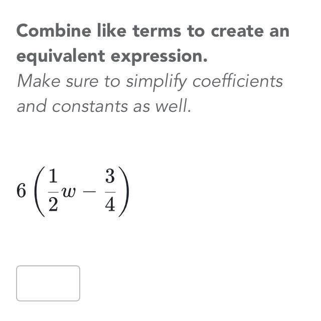 Help plz I know I need to distribute 6 I'm lost after that I also need to simplify-example-1