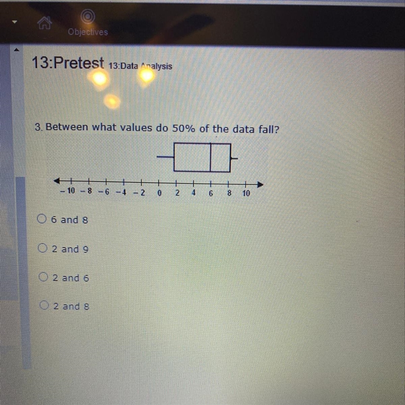 Please help :) between what values do 50% of the data fall.-example-1