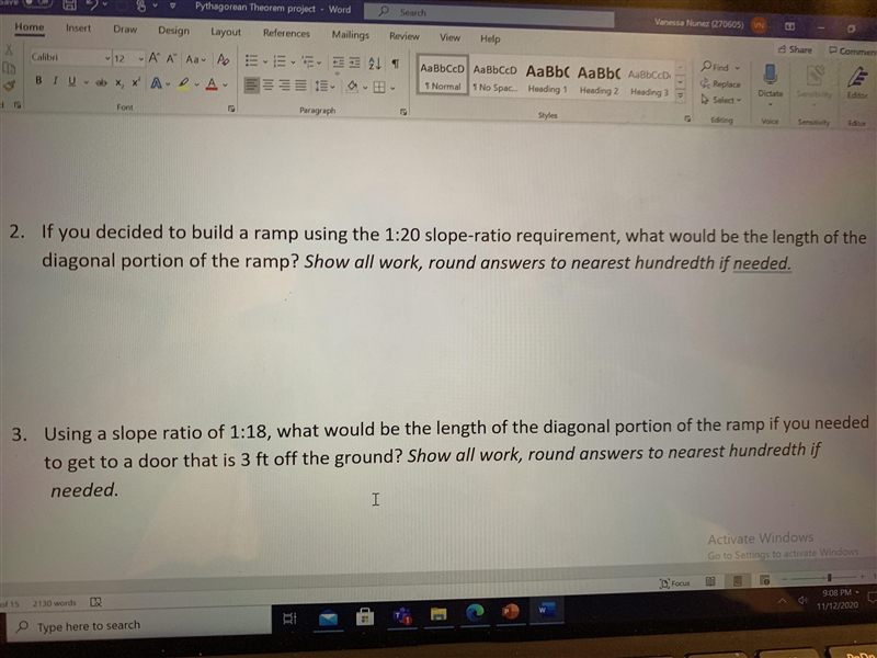 If you decided to build a ramp using the 1:16 slope - ratio requirement , what would-example-1