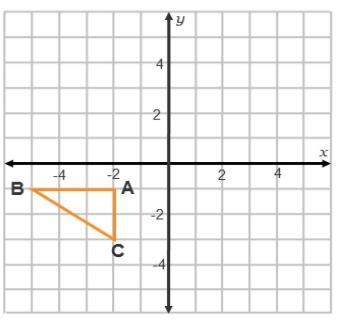 Triangle ABC is translated 6 units to the right and 1 units up. What are the coordinates-example-1