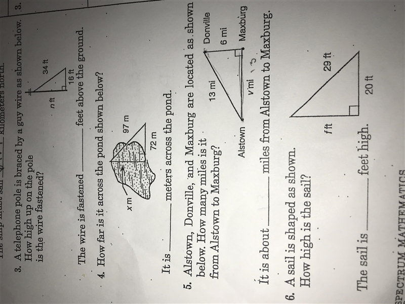 Can someone help me it’s pre algebra Pythagorean theorem-example-1